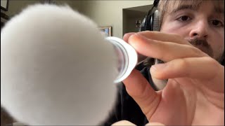 ASMR  Face BrushingTouching Type Stuff [upl. by Aserej7]