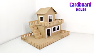 How To Make Cardboard House For Diwali  Gatte Ka Ghar Banane Ki Vidhi  Gharaunda Making For Diwali [upl. by Skippie]