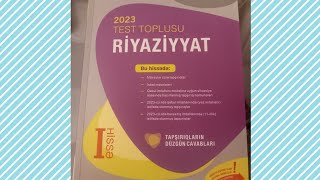 Yeni Test Toplusu Riyaziyyat Cavabları 2023 1ci hissə [upl. by Llibyc]