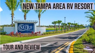 SURF RV RESORT  New 2023 TAMPA AREA RV RESORT TOUR [upl. by Albina]