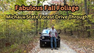 Fabulous Fall Foliage  Michaux State Forest Drive Through [upl. by Gris]