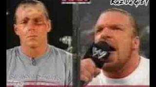 HBK amp HHH promo before summerslam 2002 [upl. by Nelyag]