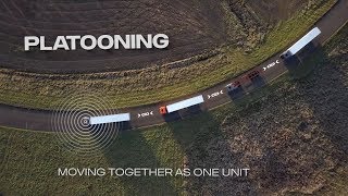 Semiautonomous truck platooning — how does it work [upl. by Neelrak94]