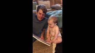 Baby Says quotMamaquot as First Word After Reading Book About Dad  989983 [upl. by Einnoj]