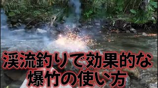 渓流釣りで効果的な熊よけ爆竹の使い方 [upl. by Jordanna]