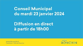 Conseil Municipal du 23 janvier 2024 [upl. by Llenrahc]