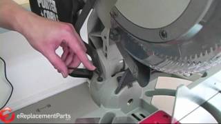 How to Adjust a Miter Saw [upl. by Lyrahs91]