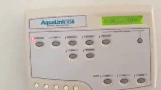 Jandy Aqualink schedule review and delete programming [upl. by Conard26]