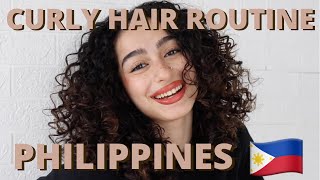 3A3B Curly Hair Routine  PHILIPPINES [upl. by Ramilahs244]