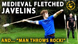 Javelin hack to throw like a Pro BonusMan throws rock [upl. by Haerdna261]