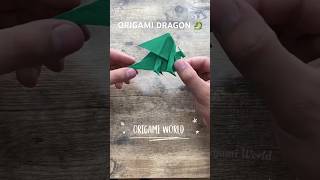 COOL DRAGON PAPER ORIGAMI INSTRUCTIONS STEP BY STEP  DIY DRAGON ORIGAMI TUTORIAL  PAPERCRAFT IDEA [upl. by Hanala]