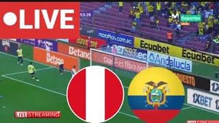 PERU VS ECUADOR EN VIVO DE PORTES GAMERS [upl. by Gaile480]