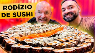 Falindo o RODÍZIO de SUSHI Feat NotoriousBOB [upl. by Demaggio]