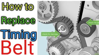 How to replace a timing belt in machineটাইমিং বেল্ট পরিবর্তন [upl. by Latyrc580]