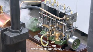 A STUART MODELS TRIPLE EXPANSION ENGINE  PART 3 [upl. by Mihar]