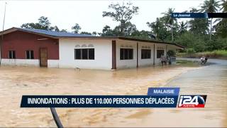 Inondations monstres en Malaisie [upl. by Ellette]