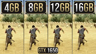 How Much Ram Do You Need For Assassins Creed Mirage  4GB vs 8GB vs 12GB vs 16GB Ram  ftGTX 1650 [upl. by Akenor]