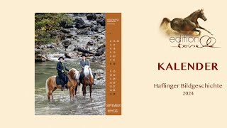 Haflinger Kalender Innenseite 2024 [upl. by Sherburn]