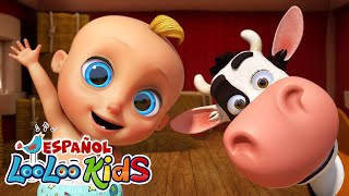 🐄 La Vaca Lola y A Ram Sam Sam  Hora Feliz con Canciones Infantiles de LooLoo Kids 🌈 [upl. by Adniral]