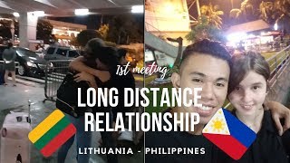 LDR  LONG DISTANCE RELATIONSHIP  MEETING FOR THE FIRST TIME  FILIPINO AND LITHUANIAN [upl. by Electra]