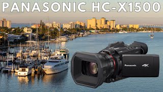 Panasonic HCX1500 HCX2000 Video Test 4k 60FPS  Fort Myers Beach Florida [upl. by Aurelie961]