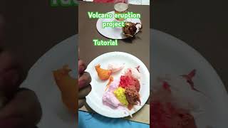 Volcano eruption tutorial tutorialfypforyou creativeyoutubeshorts ytfypyoutube viralshort [upl. by Evangelia]