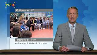 Vorlesetag mit Kultusministerin Theresa Schopper in RottenburgSeebronn [upl. by Allana746]