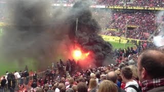 Randale  Rauchbombe  Köln  Bayern  05052012 [upl. by Gwenneth589]