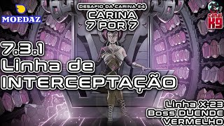 Carina 7 por 7 731  Linha INTERCEPTAÇÃO  Marvel Torneio de Campeões Contest of Champions [upl. by Mairim242]