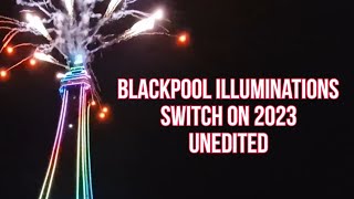 Blackpool Illuminations Switch On 2023  Unedited full version [upl. by Enamart]