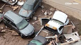 Update on Biltmore Village Asheville flooding Devastating damage in aftermath of Helene [upl. by Ulrich]