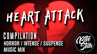 HEART ATTACK AND HEARTBEAT SOUND EFFECT COMPILATION  MUSIC MIX  INTENSE SUSPENSE HORROR MUSIC [upl. by Champaigne]