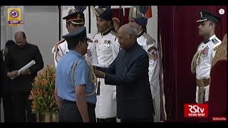 President confers Gallantry Awards and Distinguished Service Decorations  March 14 2019 [upl. by Ynelram]