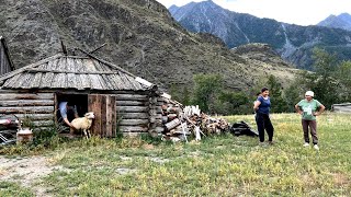 Village without Roads in the border of Russia Mongolia China and Kazakhstan How people live [upl. by Odlanyar743]