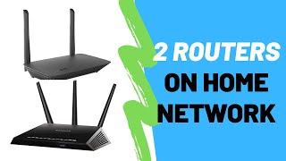 How To Connect 2 Routers On 1 Home Network [upl. by Renata]