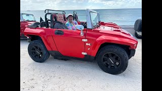 Island Exploration by Electric Hummer at Grand Turk [upl. by Koloski]