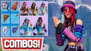 NEW BEST LANA LLANE SKIN COMBOS FEBRUARY CREW PACK  Fortnite [upl. by Laoj]