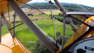 Flying Boeing Stearman Biplane [upl. by Tillion]