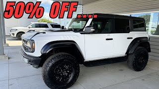 2023 Ford Bronco Raptor Huge discounts right now First drive review Better than 2024 F150 Raptor R [upl. by Eulalie]