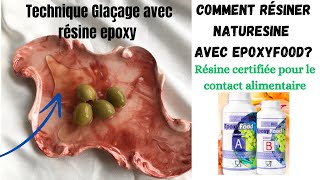 Comment résiner Naturesin avec EPOXY FOOD glaçage certifié pour le contact alimentaire [upl. by Gnilrets]