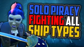 Sea of Thieves Solo Gameplay FIGHTING ALL SHIPS [upl. by Leena]