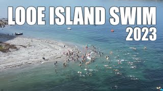 Looe Island Charity Swim 2023 [upl. by Arnelle]