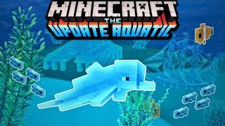 Minecraft Update Aquatic Launch Trailer  Minecraft 113 [upl. by Adihahs347]