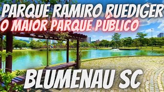 Blumenau SC O que fazer no Parque Ramiro Ruediger Blumenau Santa Catarina Brazil 4K [upl. by Carmella338]