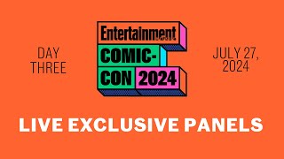 LIVE at San Diego ComicCon Day 3 Panels  SDCC 2024  Entertainment Weekly [upl. by Anotyad]