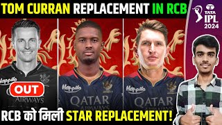 4 BEST Players to Replace Tom Curran in RCB for IPL 2024  Tom Curran  Holder  Pretorius  RCB [upl. by Rombert]