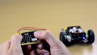 Remote controlled BBC microbit robot [upl. by Caddaric]