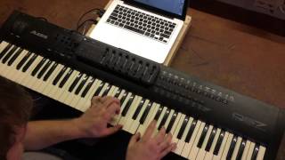 Relentless remixHillsong Young amp Free MainStage patch keyboard demo [upl. by Setiram950]