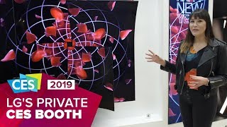 CES 2019 The future of TV screens from LG Display [upl. by Eiramassenav]