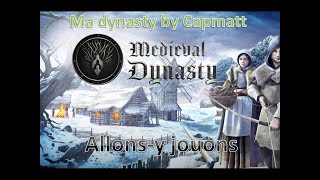 Médiéval dynasty Oxbow Ep7 On recrute [upl. by Anelat]